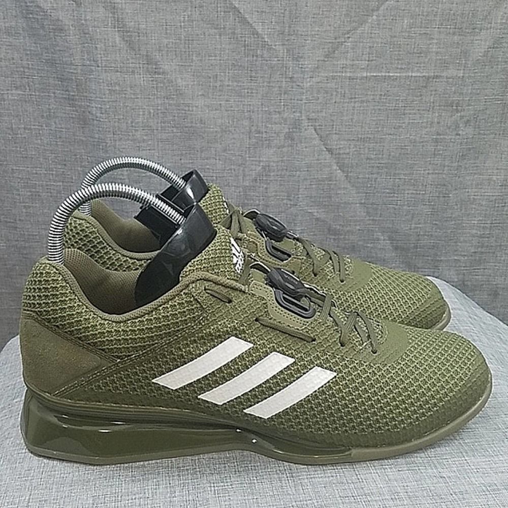 Adidas Leistung NWOT 16 II BD7159 Weightlifting Boa Shoes Raw Khaki SZ 14 READ